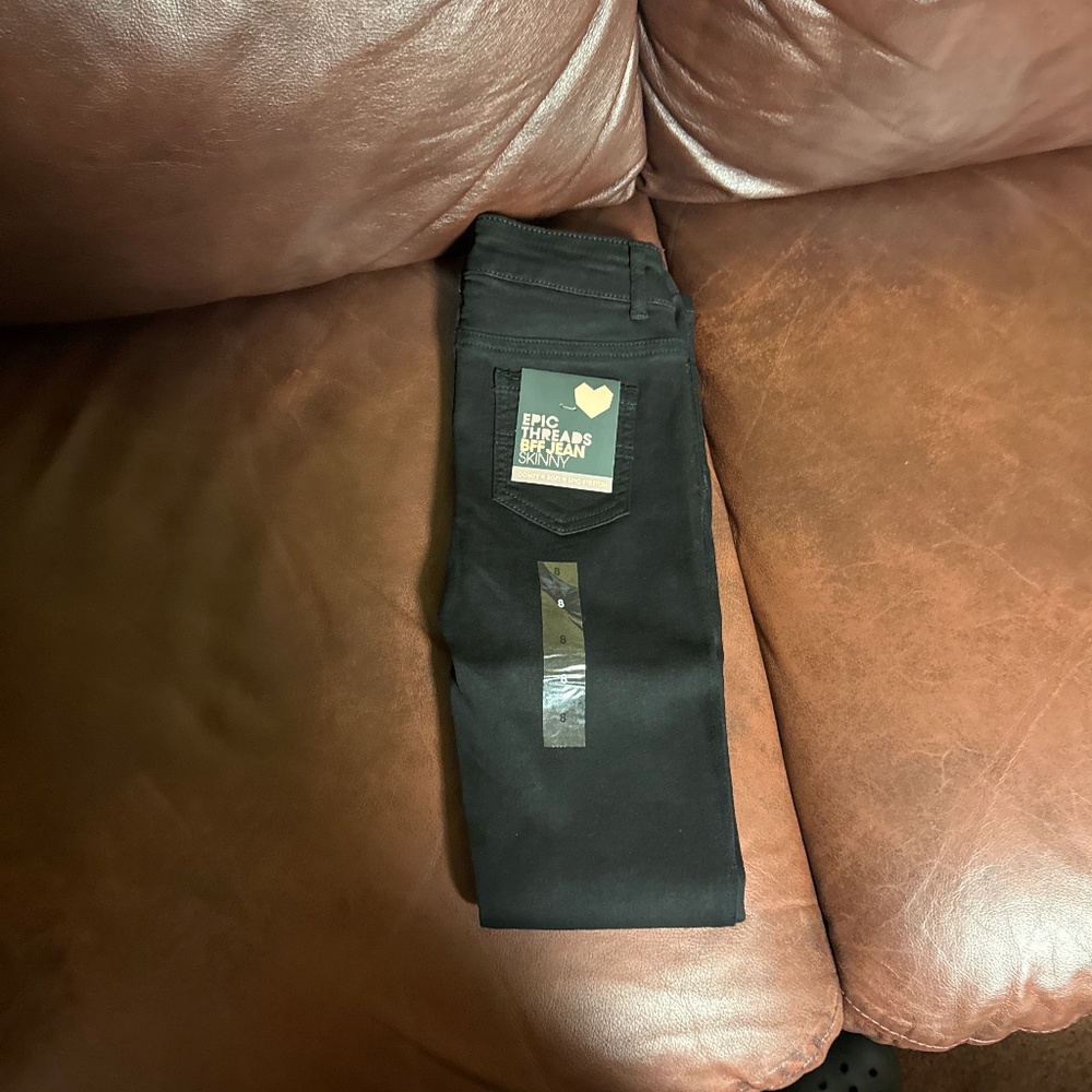 Black skinny jeans